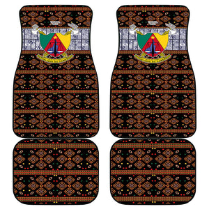 Cameroon Toghu Car Mats Flag Coat Of Arms - Traditional Bamenda Art