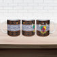 Cameroon Toghu Ceramic Mug Flag Coat Of Arms - Traditional Bamenda Art