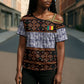 Cameroon Toghu Cross Shoulder Shirt Flag Coat Of Arms - Traditional Bamenda Art