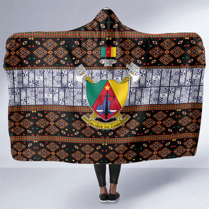 Cameroon Toghu Hooded Blanket Flag Coat Of Arms - Traditional Bamenda Art