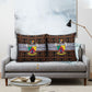 Cameroon Toghu Pillow Cover Flag Coat Of Arms - Traditional Bamenda Art