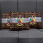 Cameroon Toghu Pillow Cover Flag Coat Of Arms - Traditional Bamenda Art