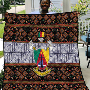 Cameroon Toghu Quilt Flag Coat Of Arms - Traditional Bamenda Art