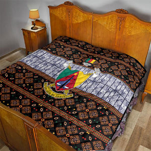 Cameroon Toghu Quilt Flag Coat Of Arms - Traditional Bamenda Art