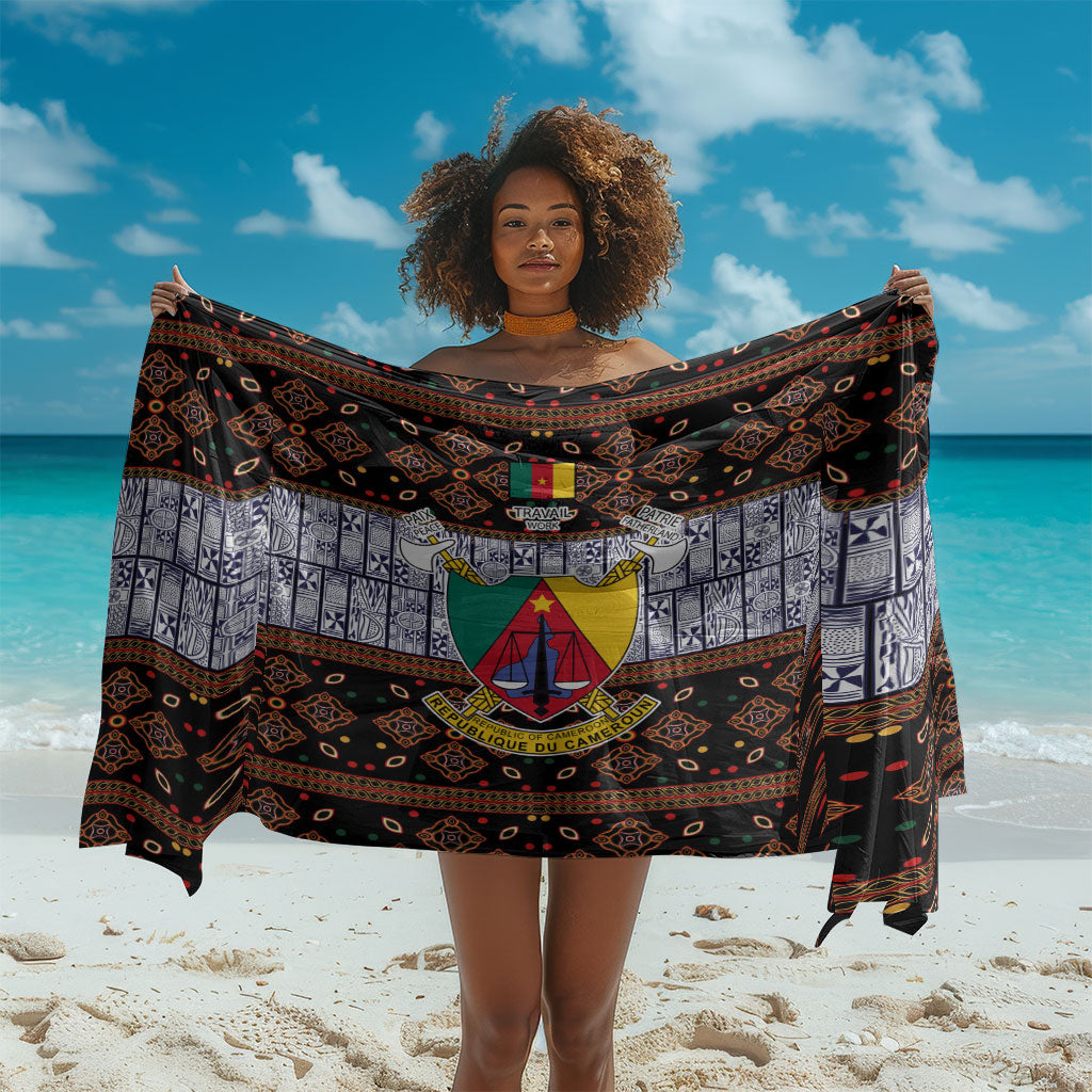 Cameroon Toghu Sarong Flag Coat Of Arms - Traditional Bamenda Art