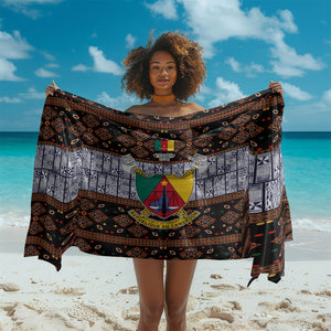 Cameroon Toghu Sarong Flag Coat Of Arms - Traditional Bamenda Art