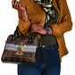 Cameroon Toghu Shoulder Handbag Flag Coat Of Arms - Traditional Bamenda Art