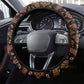 Cameroon Toghu Steering Wheel Cover Flag Coat Of Arms - Traditional Bamenda Art