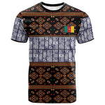 Cameroon Toghu T shirt Flag Coat Of Arms - Traditional Bamenda Art