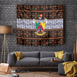 Cameroon Toghu Tapestry Flag Coat Of Arms - Traditional Bamenda Art