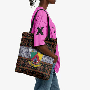 Cameroon Toghu Tote Bag Flag Coat Of Arms - Traditional Bamenda Art