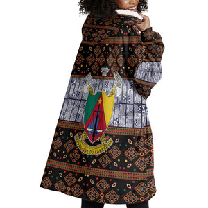 Cameroon Toghu Wearable Blanket Hoodie Flag Coat Of Arms - Traditional Bamenda Art