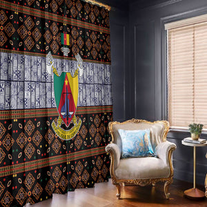 Cameroon Toghu Window Curtain Flag Coat Of Arms - Traditional Bamenda Art
