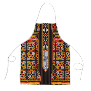 Cameroon Toghu Apron Vibrant Bamenda Tribal - Authentic African Folk Art