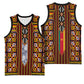 Cameroon Toghu Basketball Jersey Vibrant Bamenda Tribal - Authentic African Folk Art