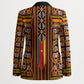 Cameroon Toghu Blazer Vibrant Bamenda Tribal - Authentic African Folk Art