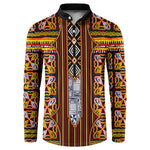 Cameroon Toghu Button Sweatshirt Vibrant Bamenda Tribal - Authentic African Folk Art