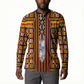 Cameroon Toghu Button Sweatshirt Vibrant Bamenda Tribal - Authentic African Folk Art