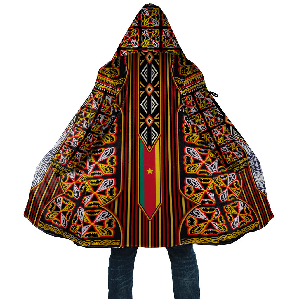Cameroon Toghu Cloak Vibrant Bamenda Tribal - Authentic African Folk Art