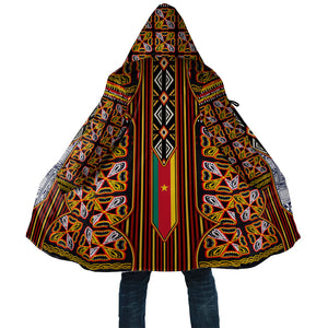 Cameroon Toghu Cloak Vibrant Bamenda Tribal - Authentic African Folk Art