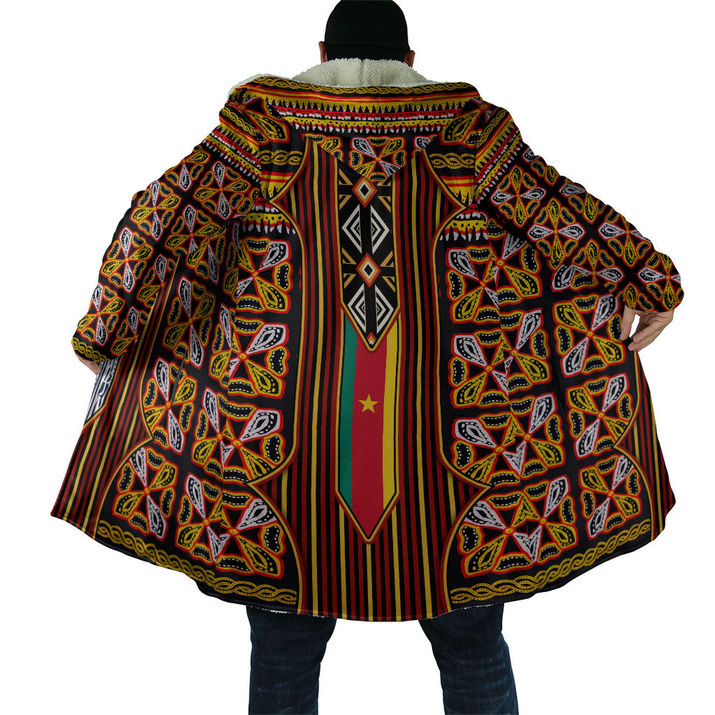 Cameroon Toghu Cloak Vibrant Bamenda Tribal - Authentic African Folk Art