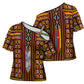 Cameroon Toghu Cross Shoulder Shirt Vibrant Bamenda Tribal - Authentic African Folk Art