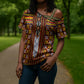 Cameroon Toghu Cross Shoulder Shirt Vibrant Bamenda Tribal - Authentic African Folk Art