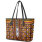 Cameroon Toghu Leather Tote Bag Vibrant Bamenda Tribal - Authentic African Folk Art