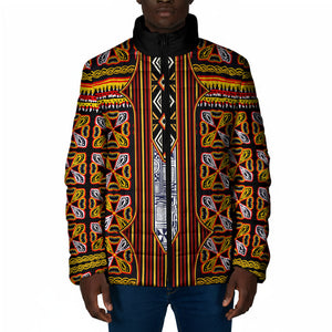 Cameroon Toghu Padded Jacket Vibrant Bamenda Tribal - Authentic African Folk Art