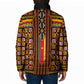 Cameroon Toghu Padded Jacket Vibrant Bamenda Tribal - Authentic African Folk Art