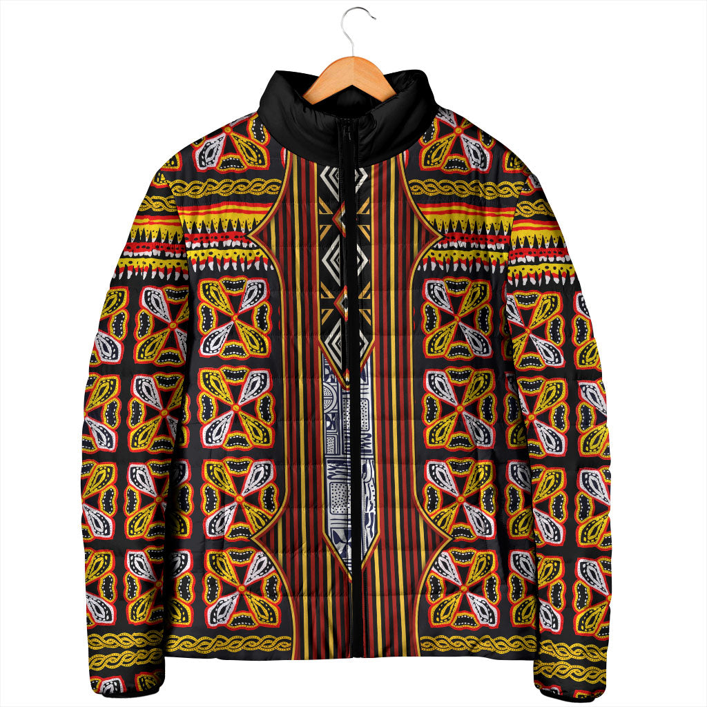 Cameroon Toghu Padded Jacket Vibrant Bamenda Tribal - Authentic African Folk Art