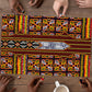Cameroon Toghu Puzzle Vibrant Bamenda Tribal - Authentic African Folk Art