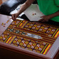 Cameroon Toghu Puzzle Vibrant Bamenda Tribal - Authentic African Folk Art