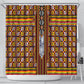 Cameroon Toghu Shower Curtain Vibrant Bamenda Tribal - Authentic African Folk Art