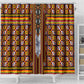 Cameroon Toghu Shower Curtain Vibrant Bamenda Tribal - Authentic African Folk Art