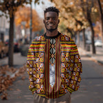 Cameroon Toghu Sweatshirt Vibrant Bamenda Tribal - Authentic African Folk Art