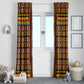 Cameroon Toghu Window Curtain Vibrant Bamenda Tribal - Authentic African Folk Art