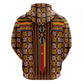 Cameroon Toghu Zip Hoodie Vibrant Bamenda Tribal - Authentic African Folk Art