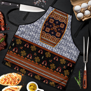 Cameroon Toghu Ethnic Heritage Apron Traditional Bamenda Embroidery Style - African Tribal Motifs