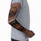 Cameroon Toghu Ethnic Heritage Arm Sleeves Traditional Bamenda Embroidery Style - African Tribal Motifs