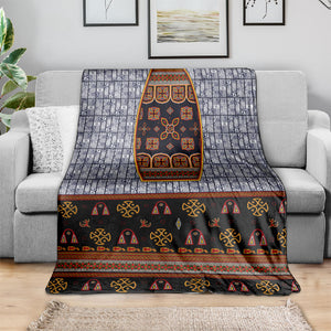 Cameroon Toghu Ethnic Heritage Blanket Traditional Bamenda Embroidery Style - African Tribal Motifs