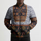 Cameroon Toghu Ethnic Heritage Bomber Puffer Jacket Traditional Bamenda Embroidery Style - African Tribal Motifs