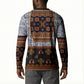 Cameroon Toghu Ethnic Heritage Button Sweatshirt Traditional Bamenda Embroidery Style - African Tribal Motifs