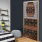 Cameroon Toghu Ethnic Heritage Door Cover Traditional Bamenda Embroidery Style - African Tribal Motifs