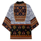 Cameroon Toghu Ethnic Heritage Kimono Traditional Bamenda Embroidery Style - African Tribal Motifs