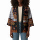 Cameroon Toghu Ethnic Heritage Kimono Traditional Bamenda Embroidery Style - African Tribal Motifs