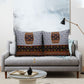 Cameroon Toghu Ethnic Heritage Pillow Cover Traditional Bamenda Embroidery Style - African Tribal Motifs