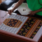 Cameroon Toghu Ethnic Heritage Puzzle Traditional Bamenda Embroidery Style - African Tribal Motifs