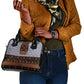 Cameroon Toghu Ethnic Heritage Shoulder Handbag Traditional Bamenda Embroidery Style - African Tribal Motifs