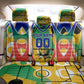 Personalized South Africa Football Springbok Back Car Seat Cover Bafana Bafana Rainbow Nation Flag Colors